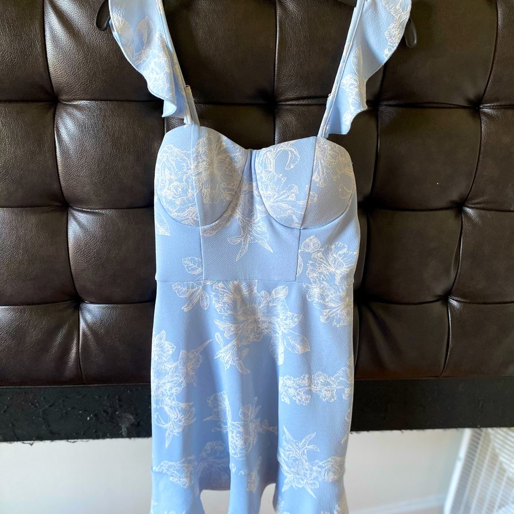 Light blue short dress